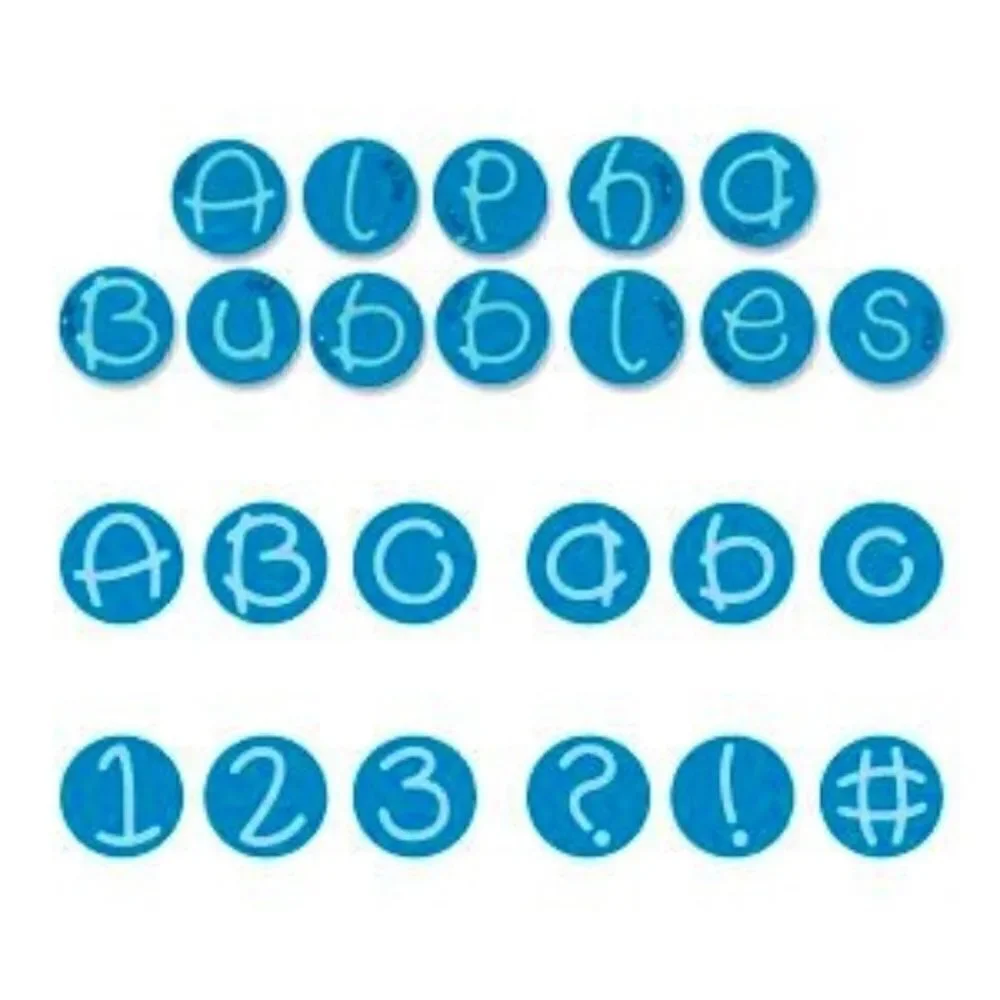 Sizzix Sizzlits Alphabet Set-Alpha Bubbles